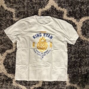 Gym Shark King Ryan White Graphic T-Shirt Ryan Garcia